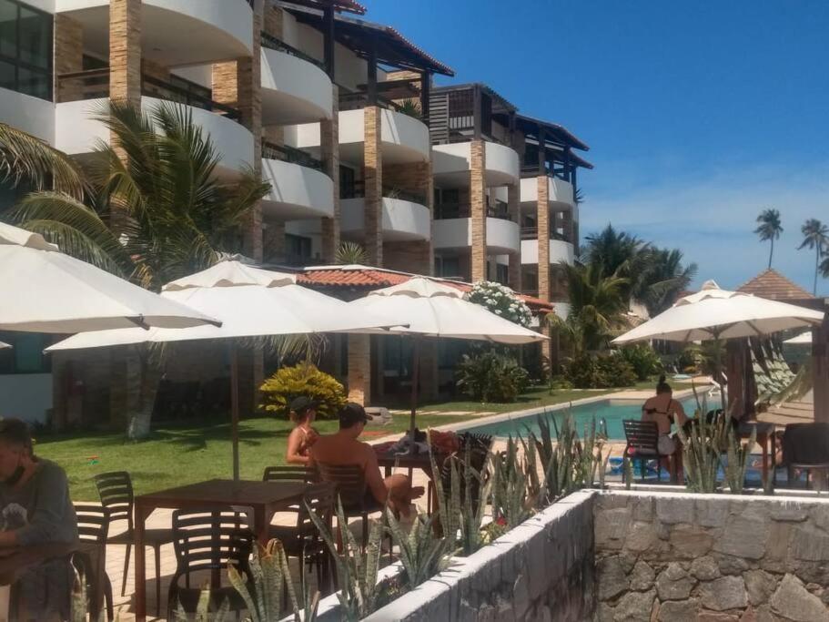 Flat Encantador Pe Na Areia 2 Suites- Waterfront Apartamento *